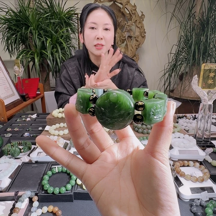 和田玉手串未镶嵌