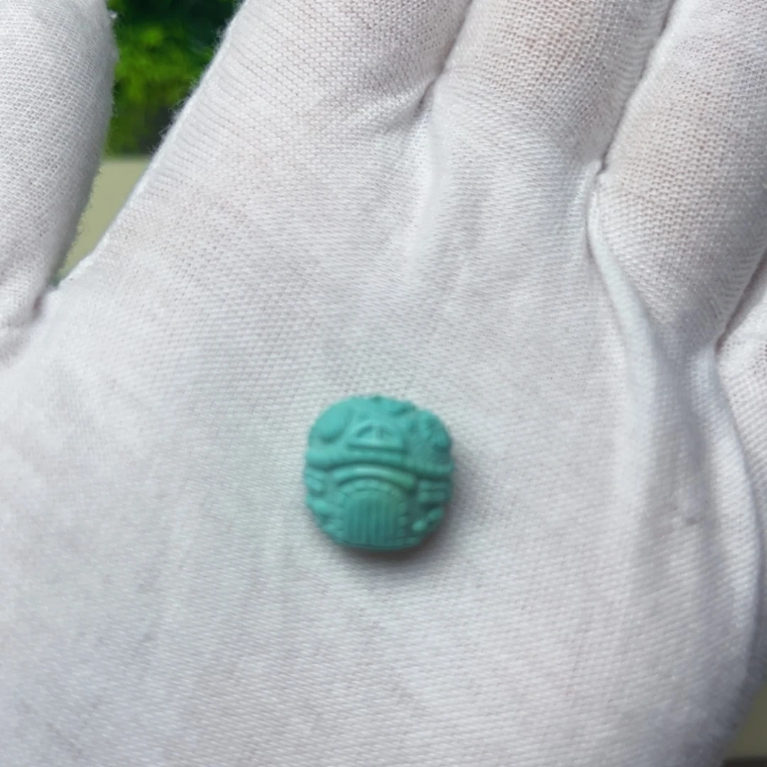 合金绿松石吊坠(不含链)