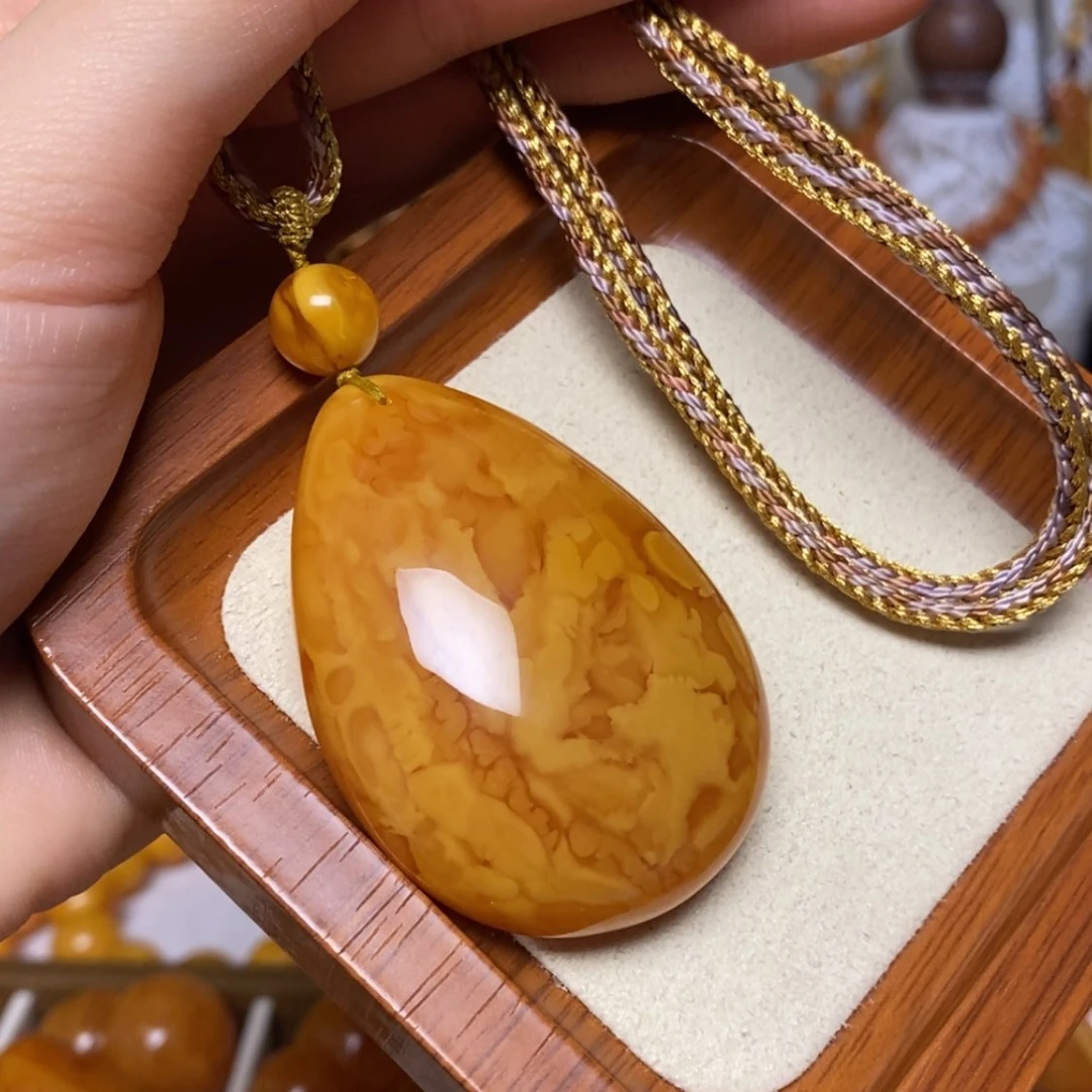 【闪购商品】蜜蜡颈饰未镶嵌项链