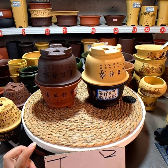 宜兴紫砂花盆557686