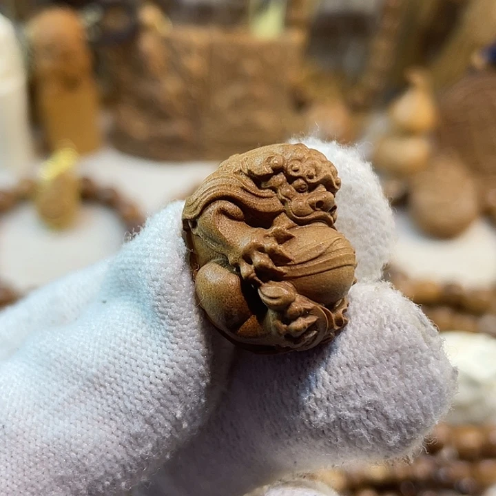 手串/手链檀香木老山檀香招财貔恘