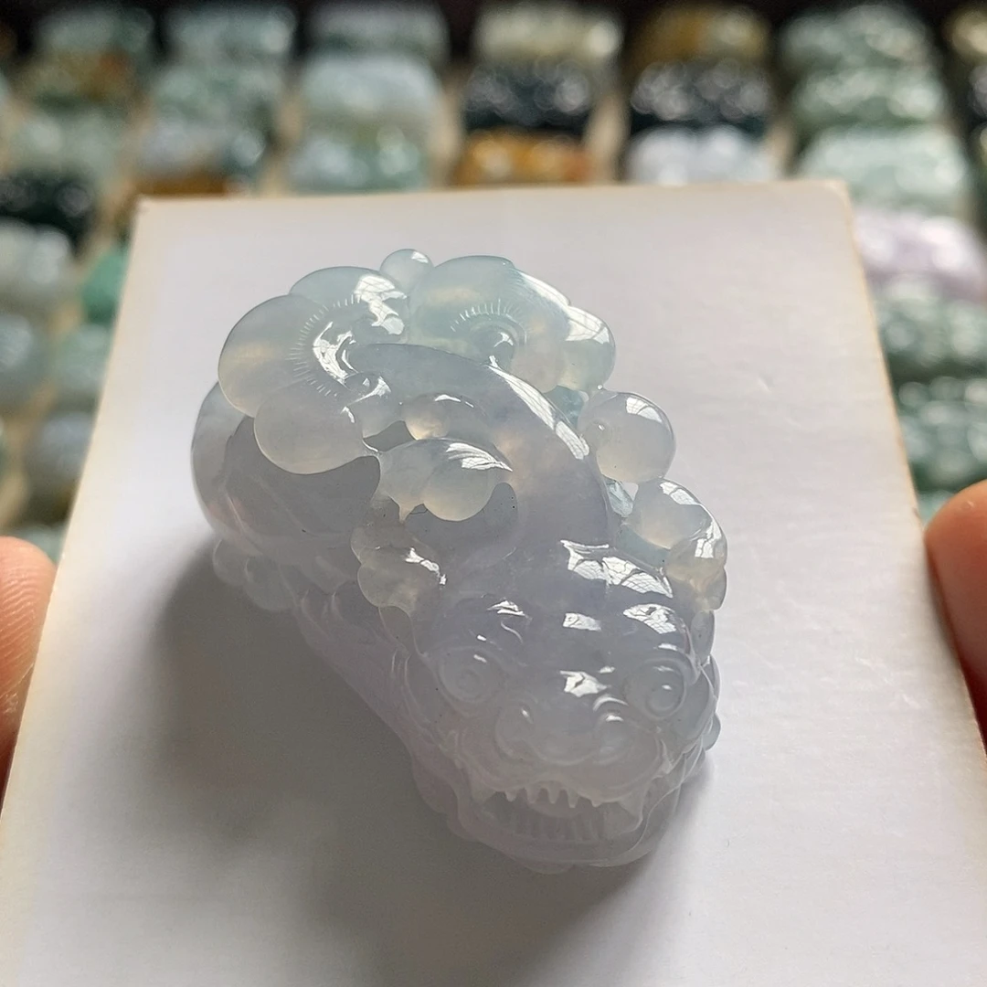 颈饰未镶嵌翡翠天然翡翠貔貅吊坠