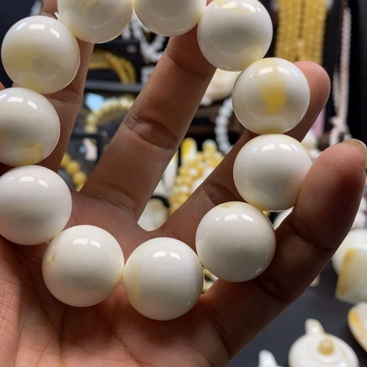孙***师贝壳手串/手链20手串带黄