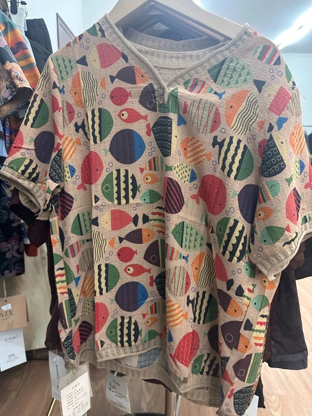 D22-女士夏季印花T恤