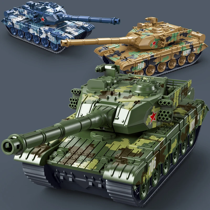 儿童大号玩具车男孩宝宝惯性车大炮坦克车军事装甲车战车仿真模型