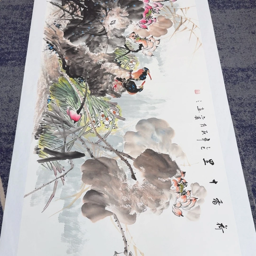 国画国画作品山水花鸟