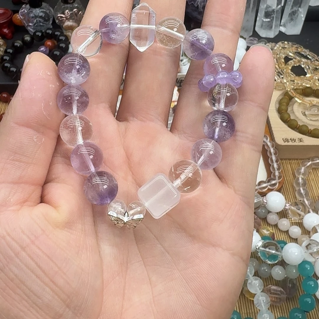 手链水晶银S925镶嵌