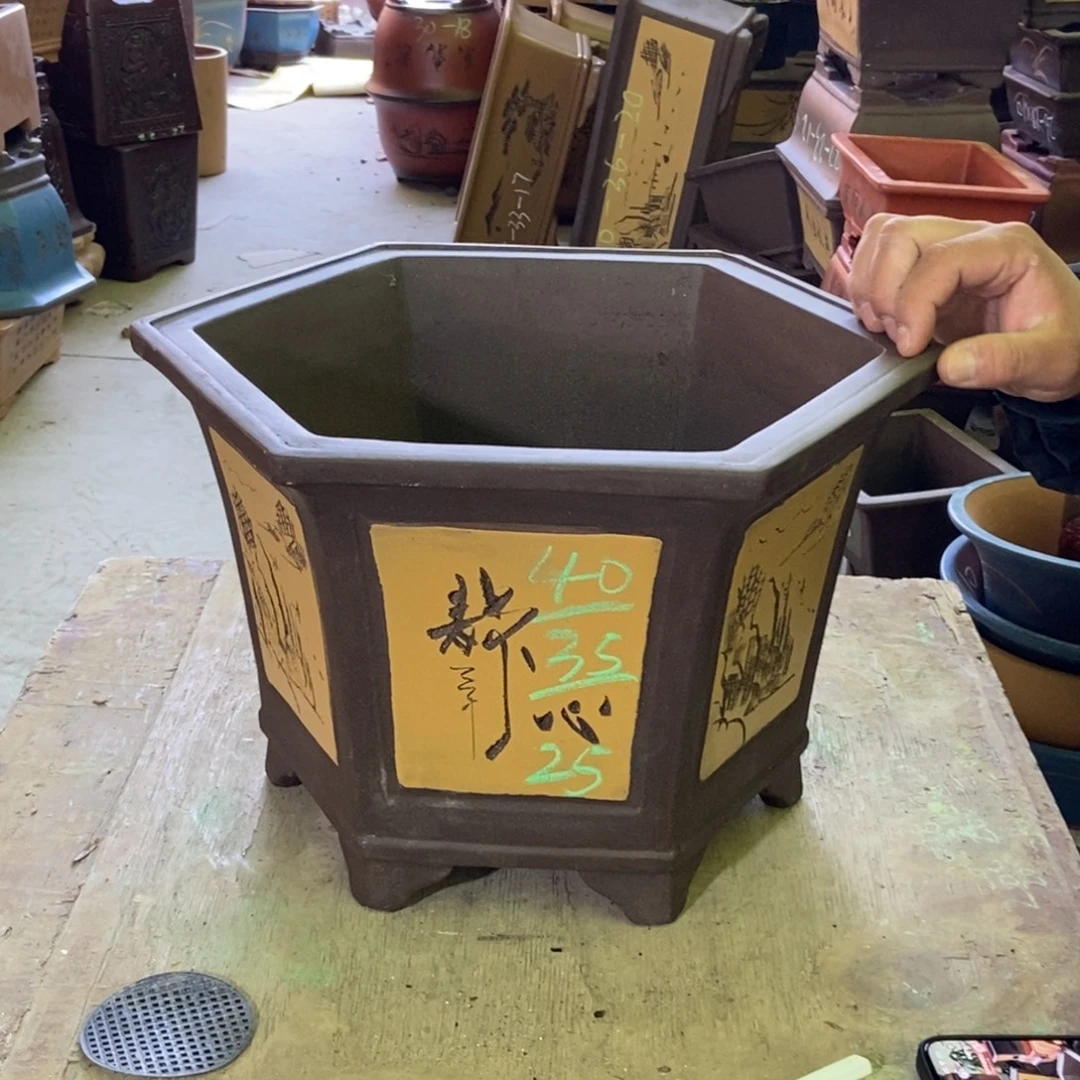 紫砂花盆紫砂紫砂