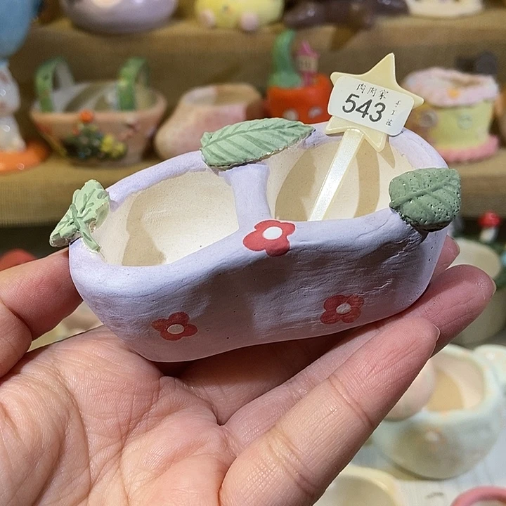 543 手工手绘盆满29包邮