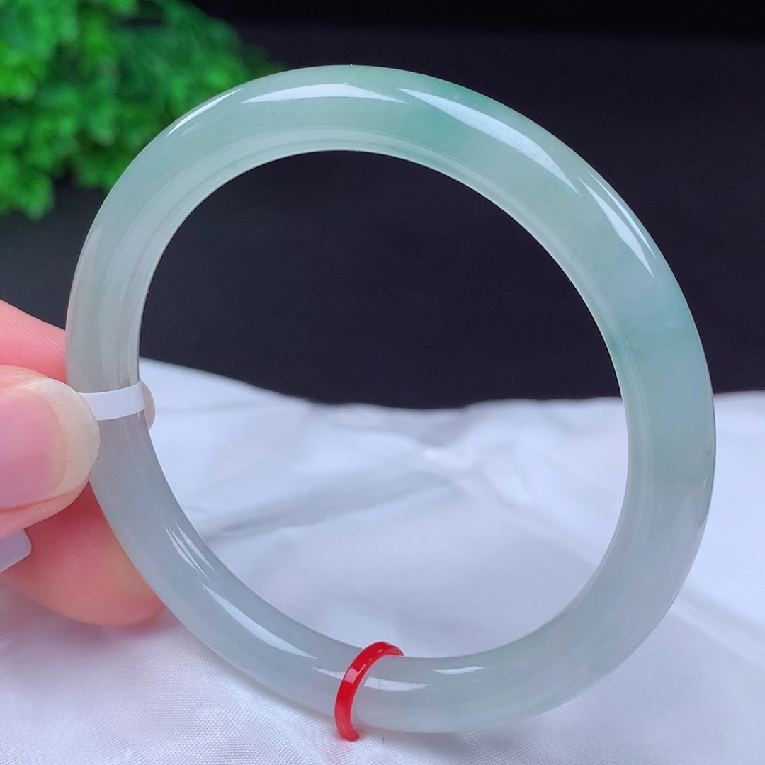 翡翠未镶嵌手镯53圈口432114