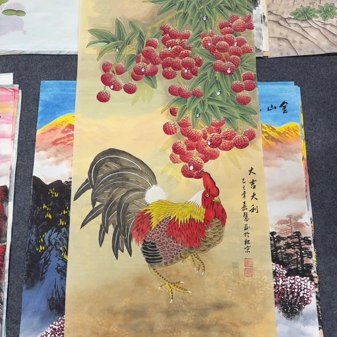 国画100×50精工画画画画
