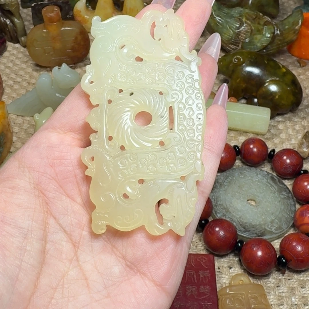 吊坠白玉菩提挂件