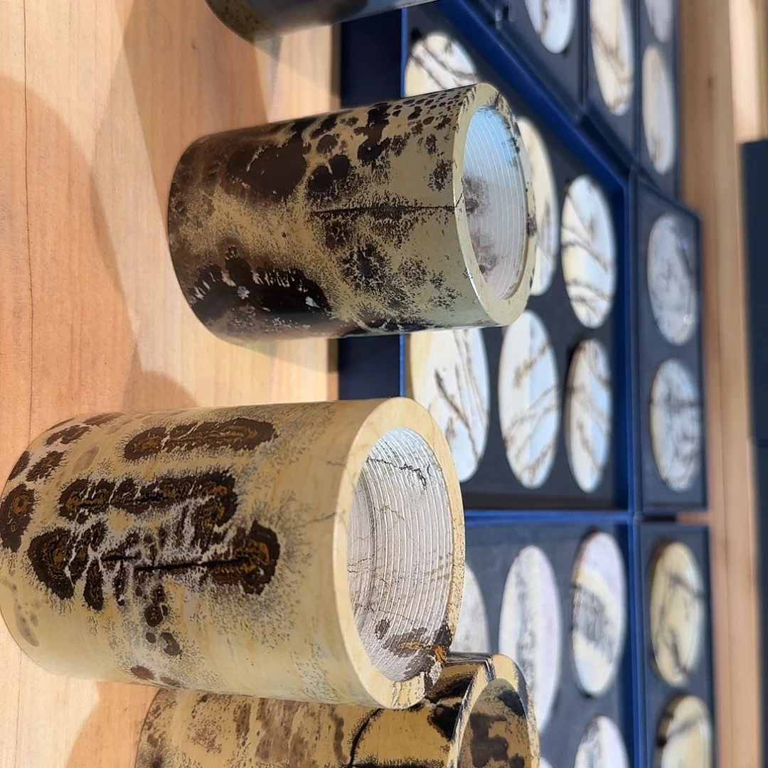 ！*国画石茶配件 君子桶