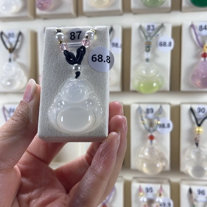 玛瑙/玉髓颈饰未镶嵌玫**?