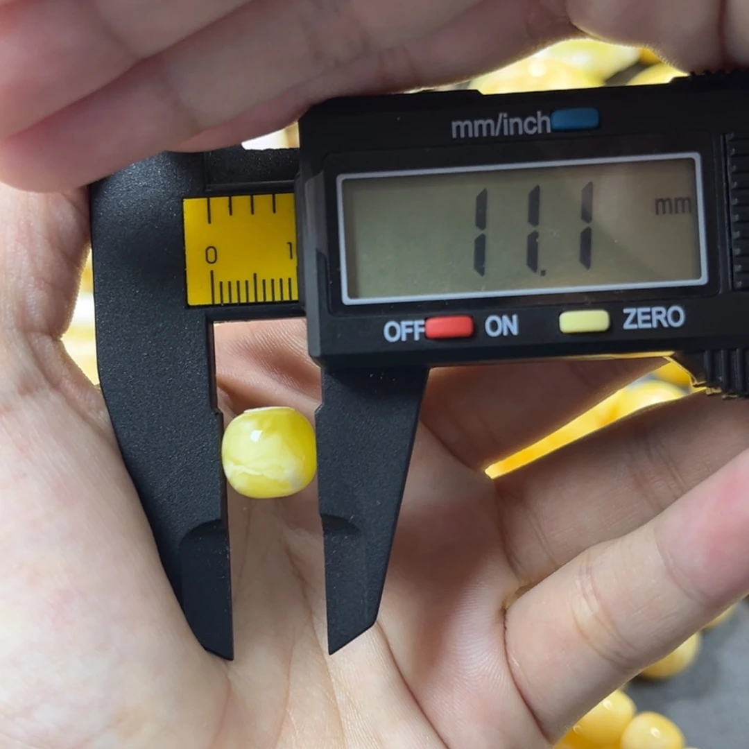 琥珀未镶嵌手串单珠老型今日特价