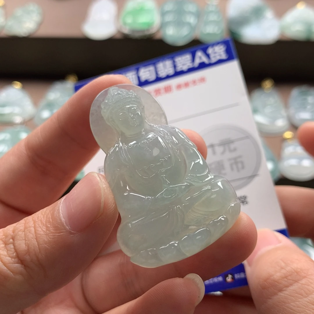 颈饰未镶嵌翡翠天然翡翠
