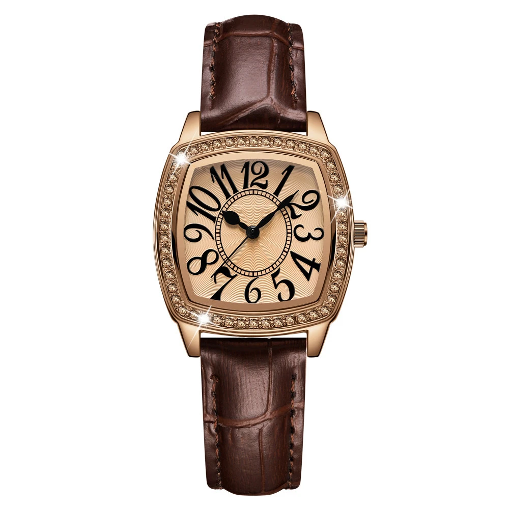 酒桶形时尚复古女士腕表8821