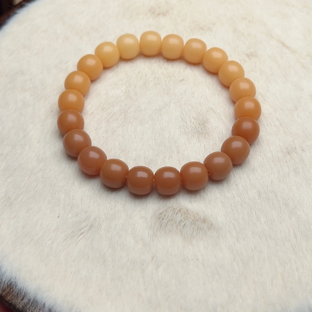 菩提根/象牙果手串S01 卡11 风化老料菩提根