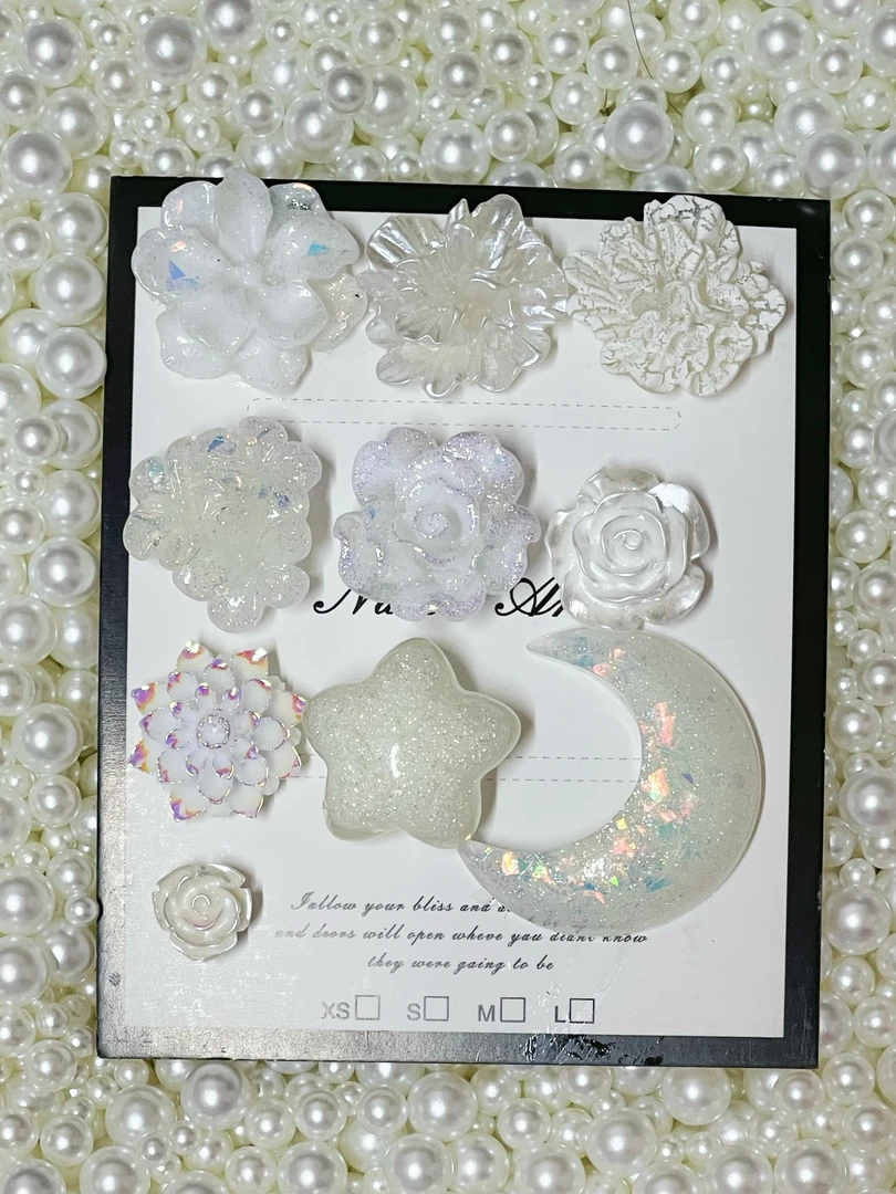 混拆白色系列【许愿+对对碰+隐藏】DIY夜光月亮/小莫奈/风铃/栀子花