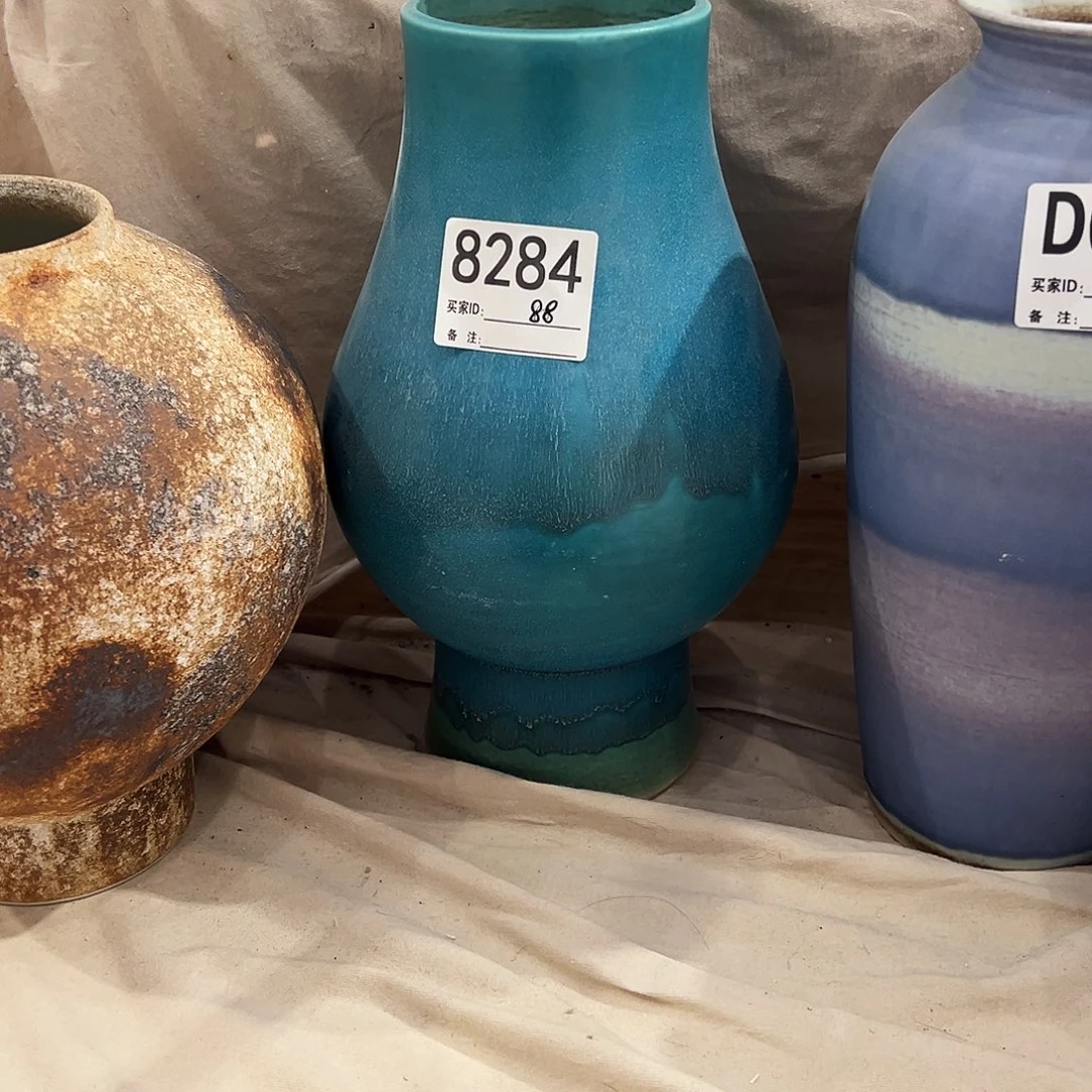 瓶8284高30口8陶瓷花瓶无孔