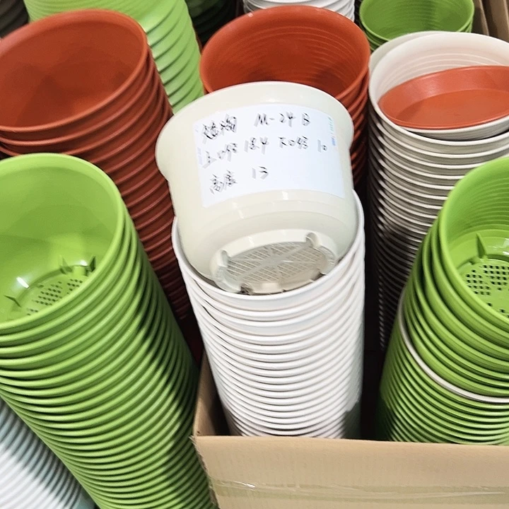 正品矮陶口18高13米色无托10只