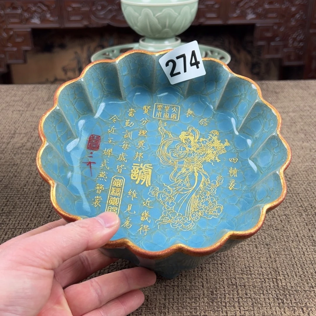 瓷片正能量陶瓷艺术品