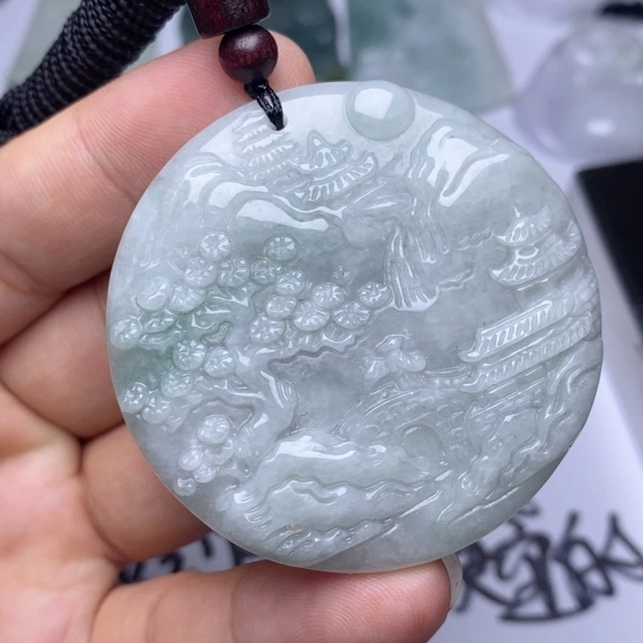 颈饰未镶嵌翡翠翡翠