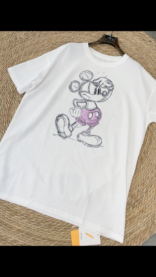 不退不换米奇图案大T恤2080