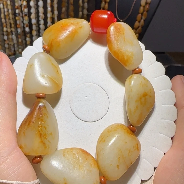 手链未镶嵌和田玉87.3克