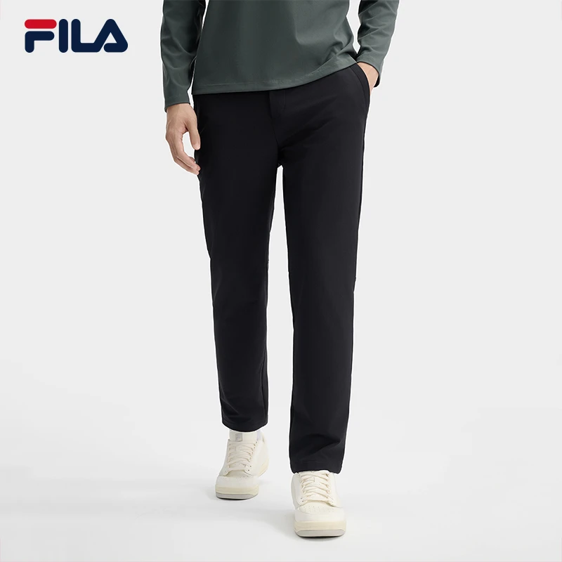 Fila/斐乐运动长裤男士2025年新款舒适通勤休闲运动裤F11M513802F