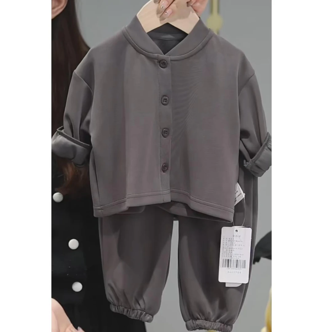 【开衫休闲套装 小乐妈咪】婴儿童上衣服男童宝宝开衫外春装秋季B28