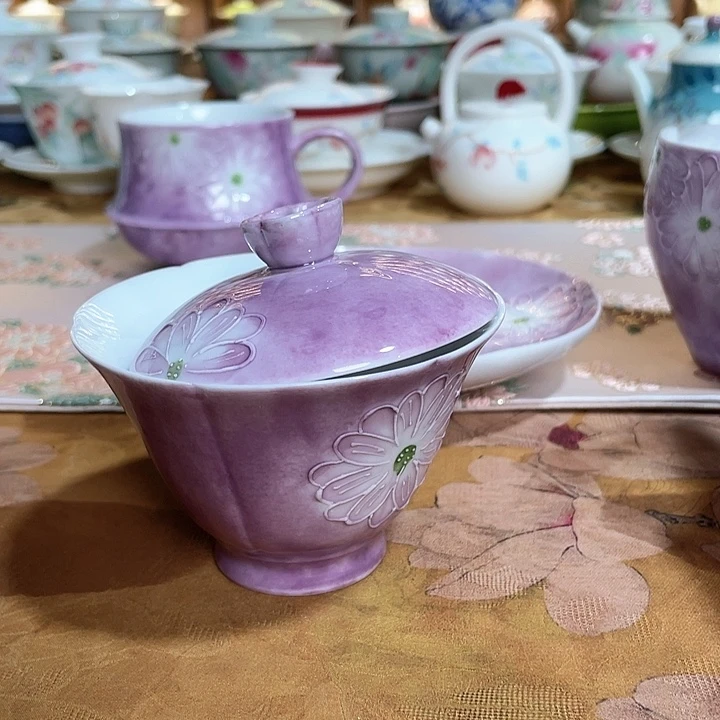 【闪购商品】欣*苒盖碗➕壶承➕咖啡杯➕公道杯