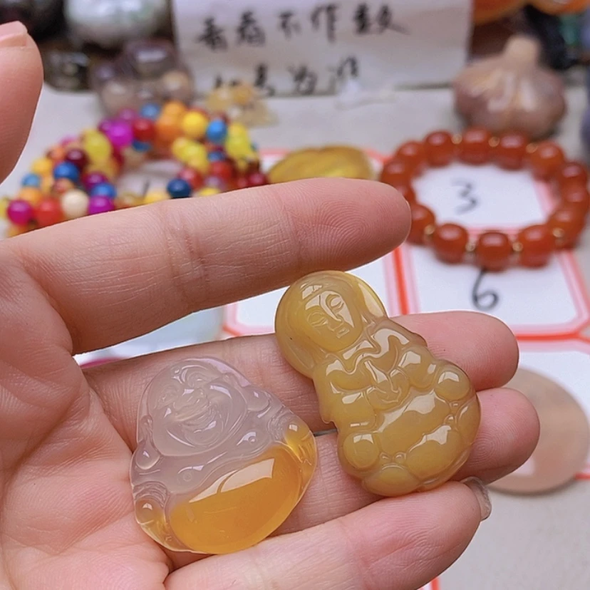 【闪购商品】未镶嵌玛瑙/玉髓珠宝半成品一**的