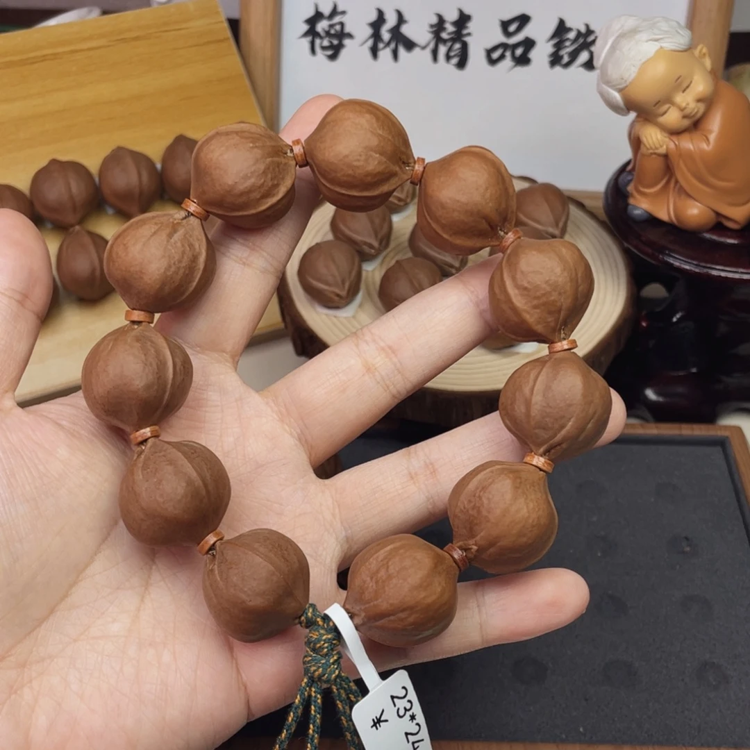 德***隆手串/手链橄榄核2324梅林铁核