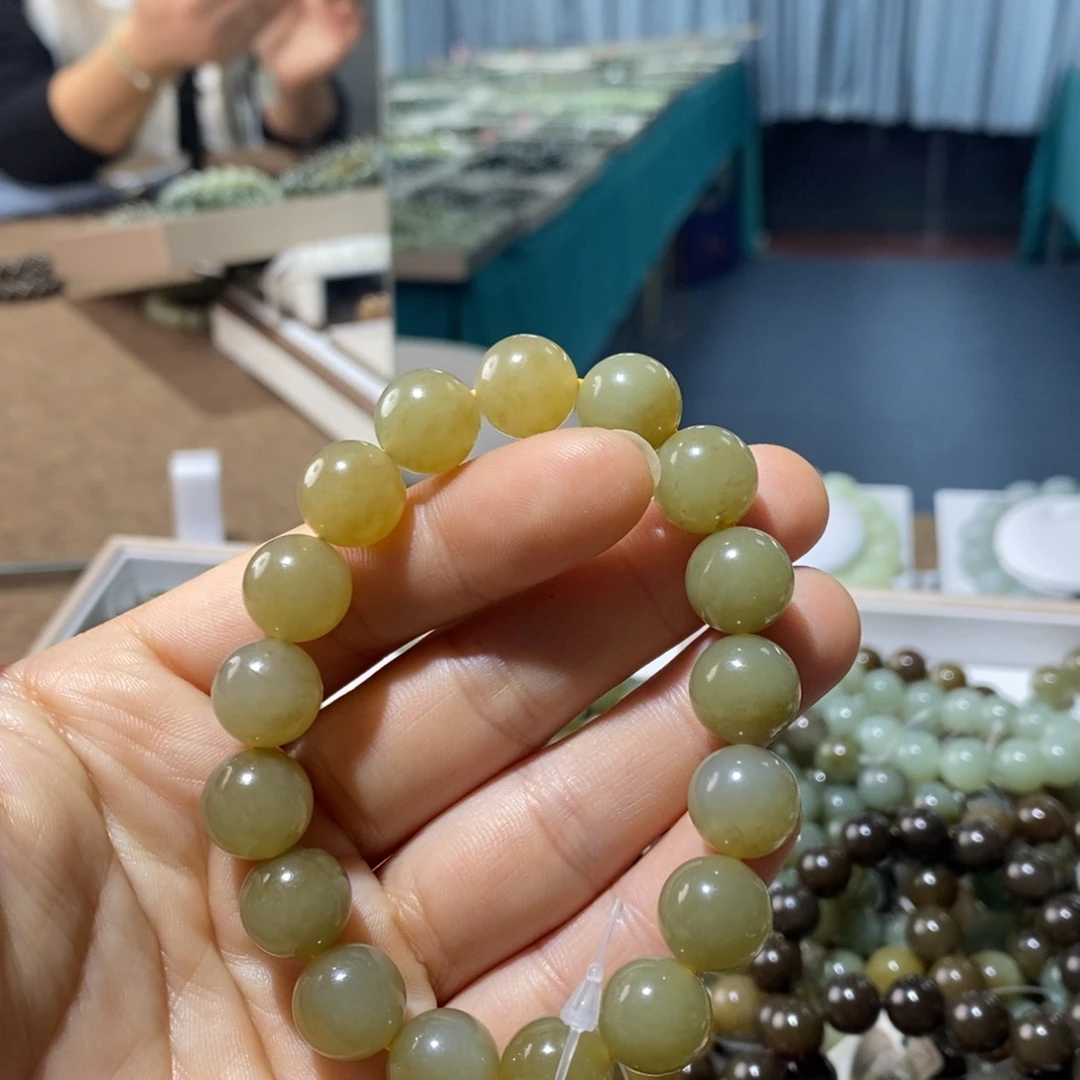 和田玉未镶嵌手链12