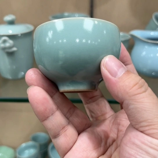 瓷片陶瓷茶具汝瓷茶具
