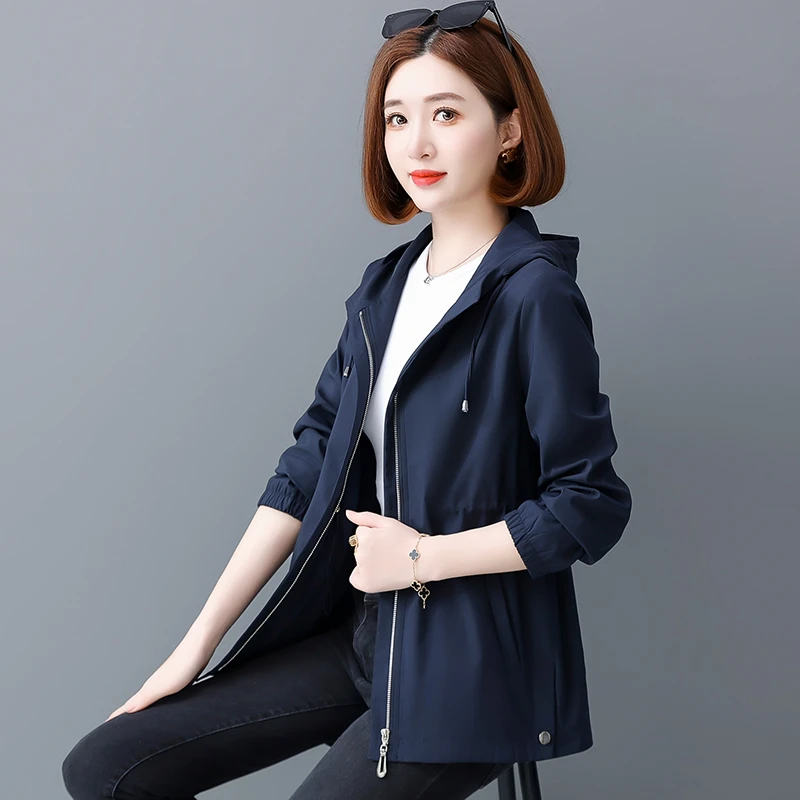妈妈春装洋气风衣短款40岁50时尚减龄夹克中年女士休闲外套