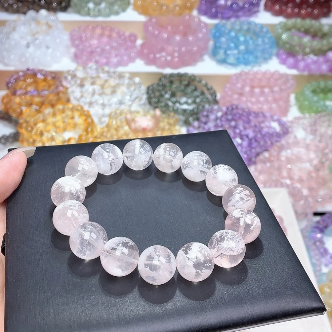 陪***…水晶手串未镶嵌天然水晶15-