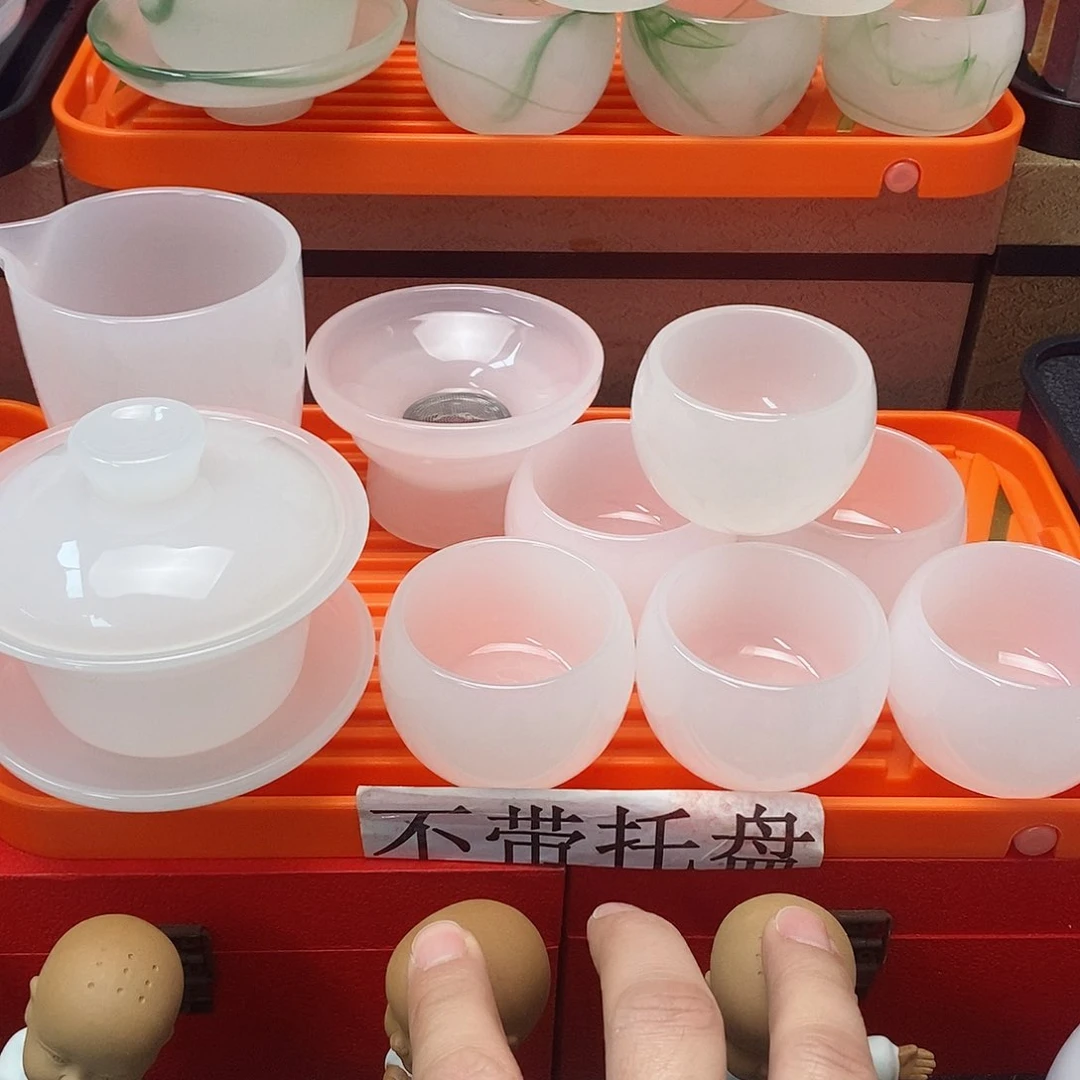 杯高端琉璃茶具一套 无礼盒