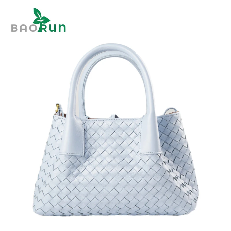 【25编织手提包】25年早春新款女士真皮购物袋通勤简约手拎单肩包