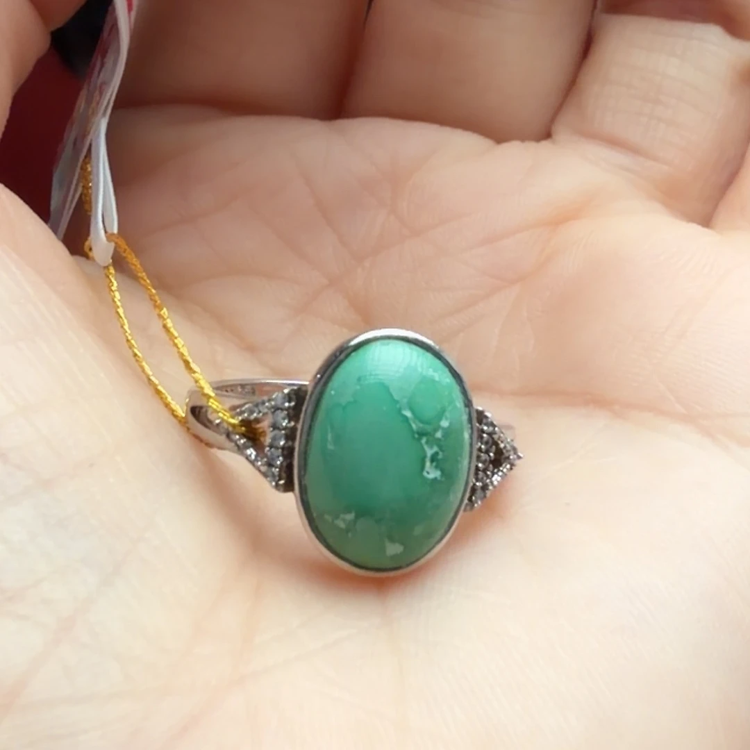 绿松石未镶嵌戒指