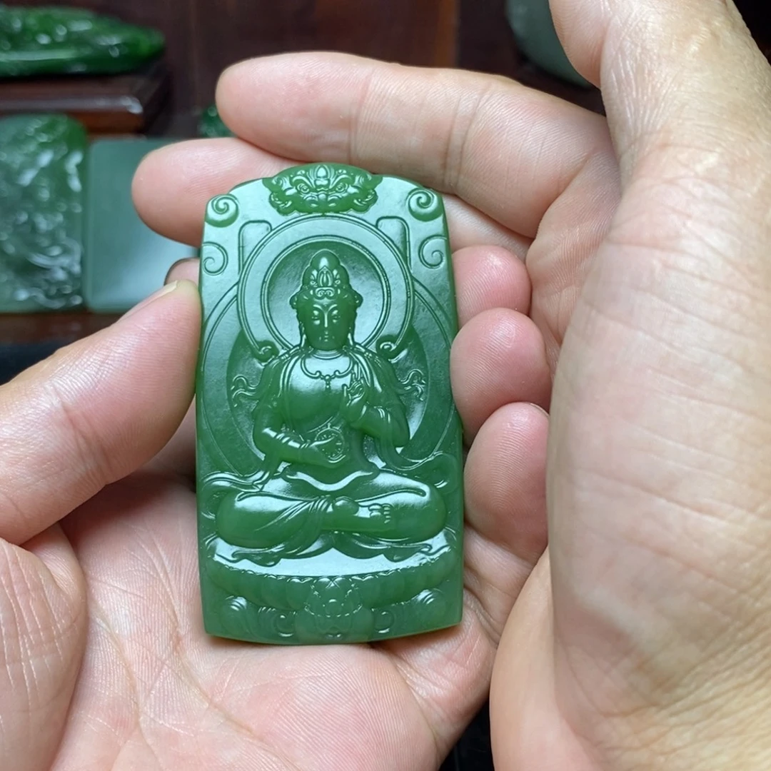 未镶嵌和田玉（碧玉）挂件