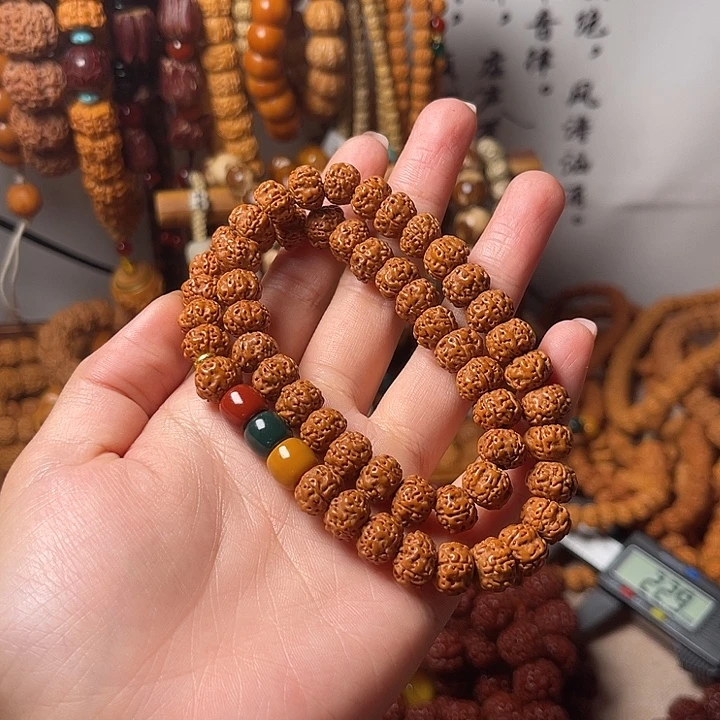 吊坠金刚菩提红绿灯双圈