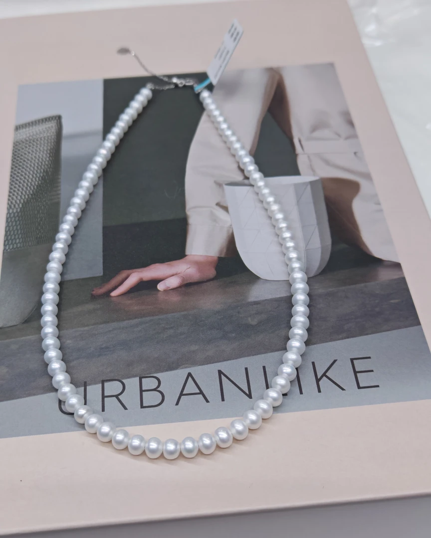 【老许推荐】5-6珍珠白亮极光珍珠项链BGHYX020