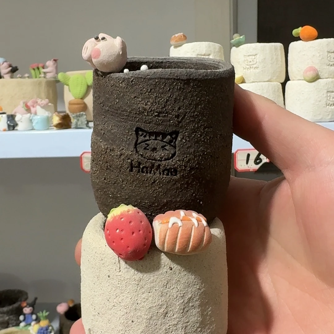 厂家直销手工花盆摆件微瑕