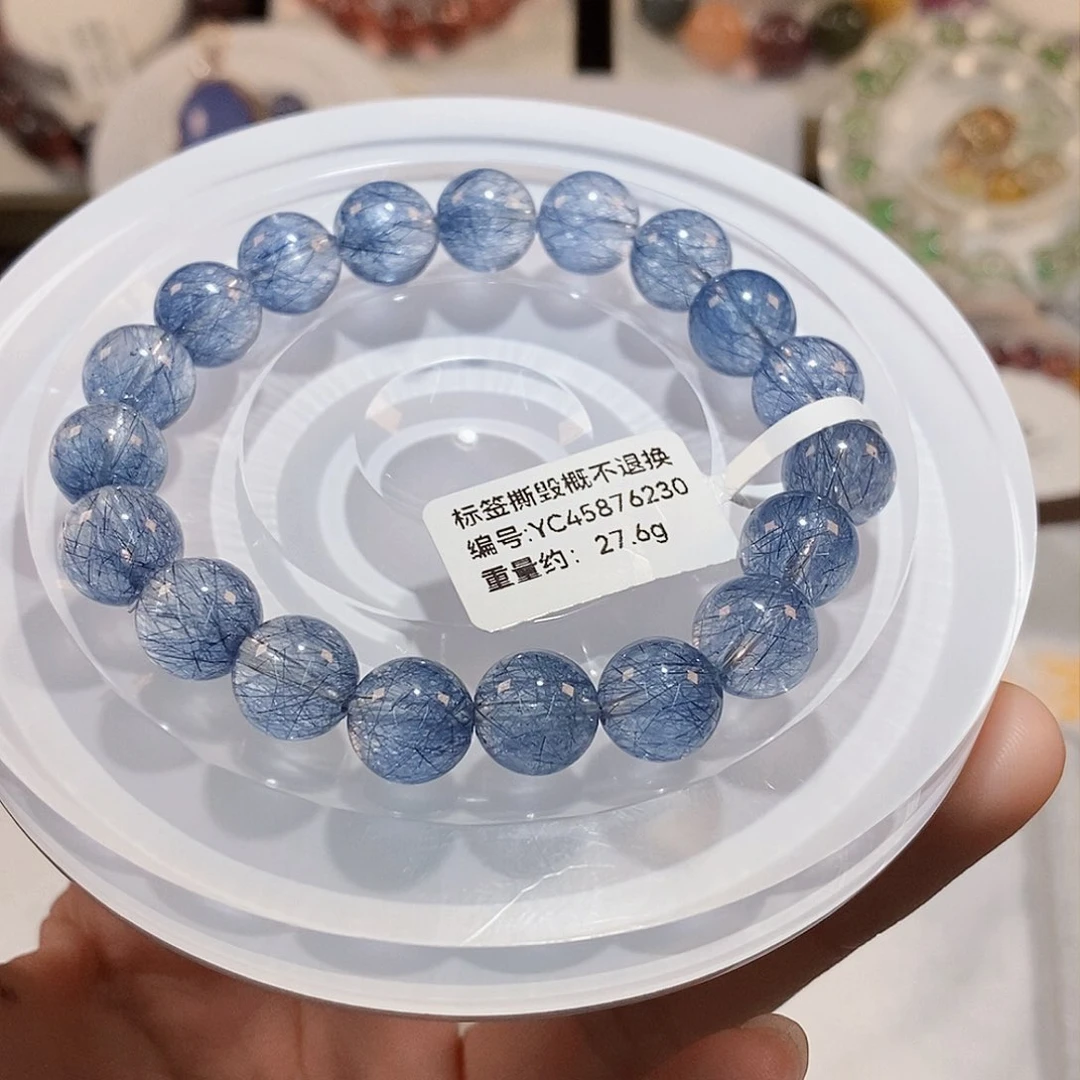 水晶手链未镶嵌J蓝刚丝手链