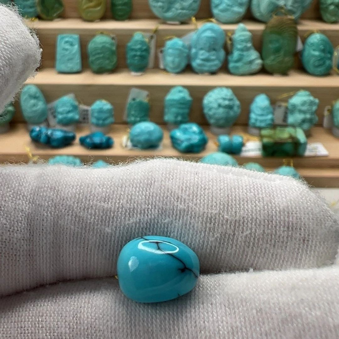 未镶嵌绿松石随形8.5mm