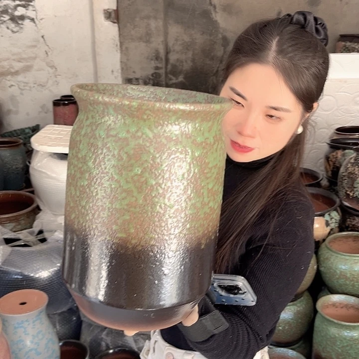 正品口18高38花盆……