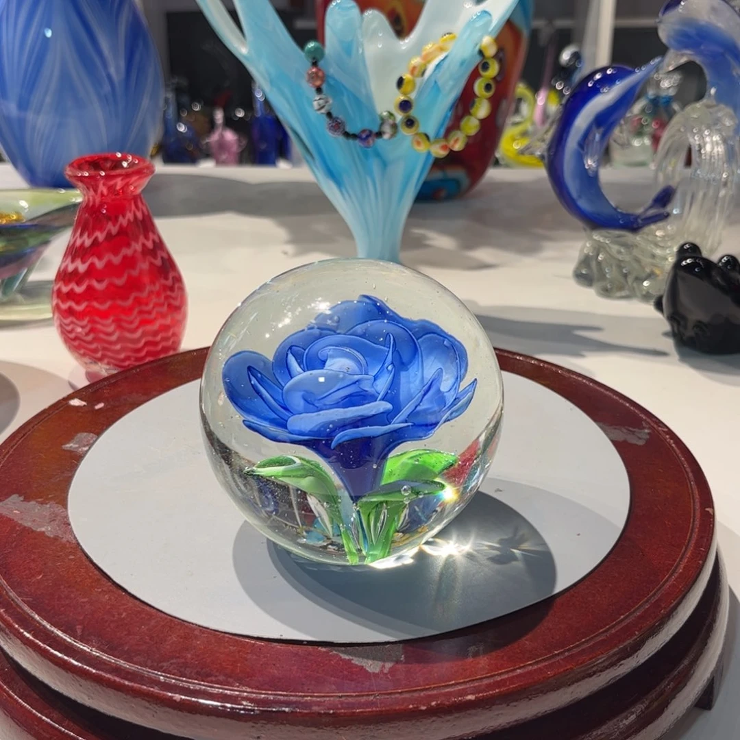 手工艺品琉璃纯手工瑕疵
