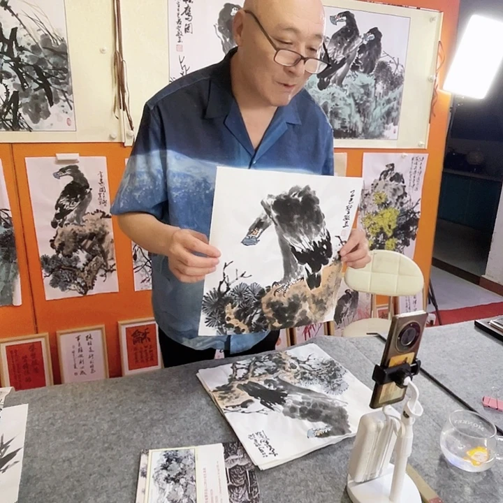 国画张圣敏先生纯手绘作品